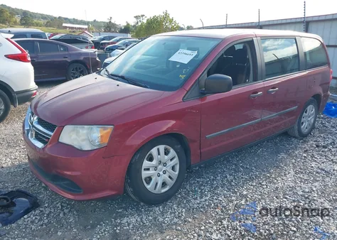 2014 Dodge Grand Caravan American Value Pkg from USA, damaged, VIN 2C4RDGBG3ER459552